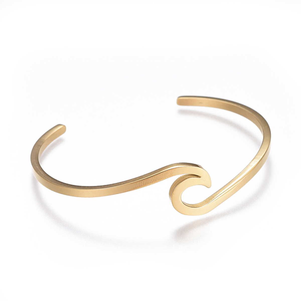 Sadingo Armreif Wave Edelstahl, Farbe wählbar Angebote