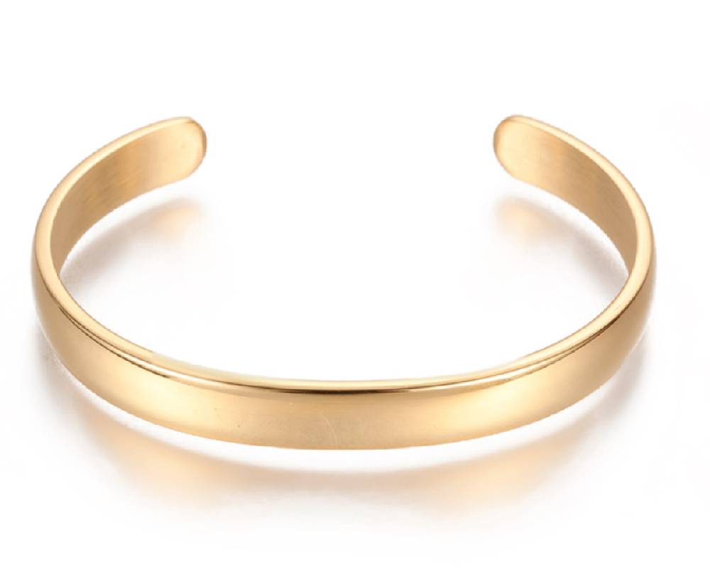 Sadingo Armreif Edelstahl, gold oder silber wählbar Hotsell