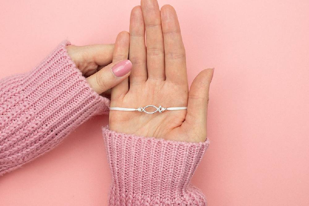Sadingo Armband weiß für Mädchen (größenverstellbar) Ichthys Fisch Schlussverkauf