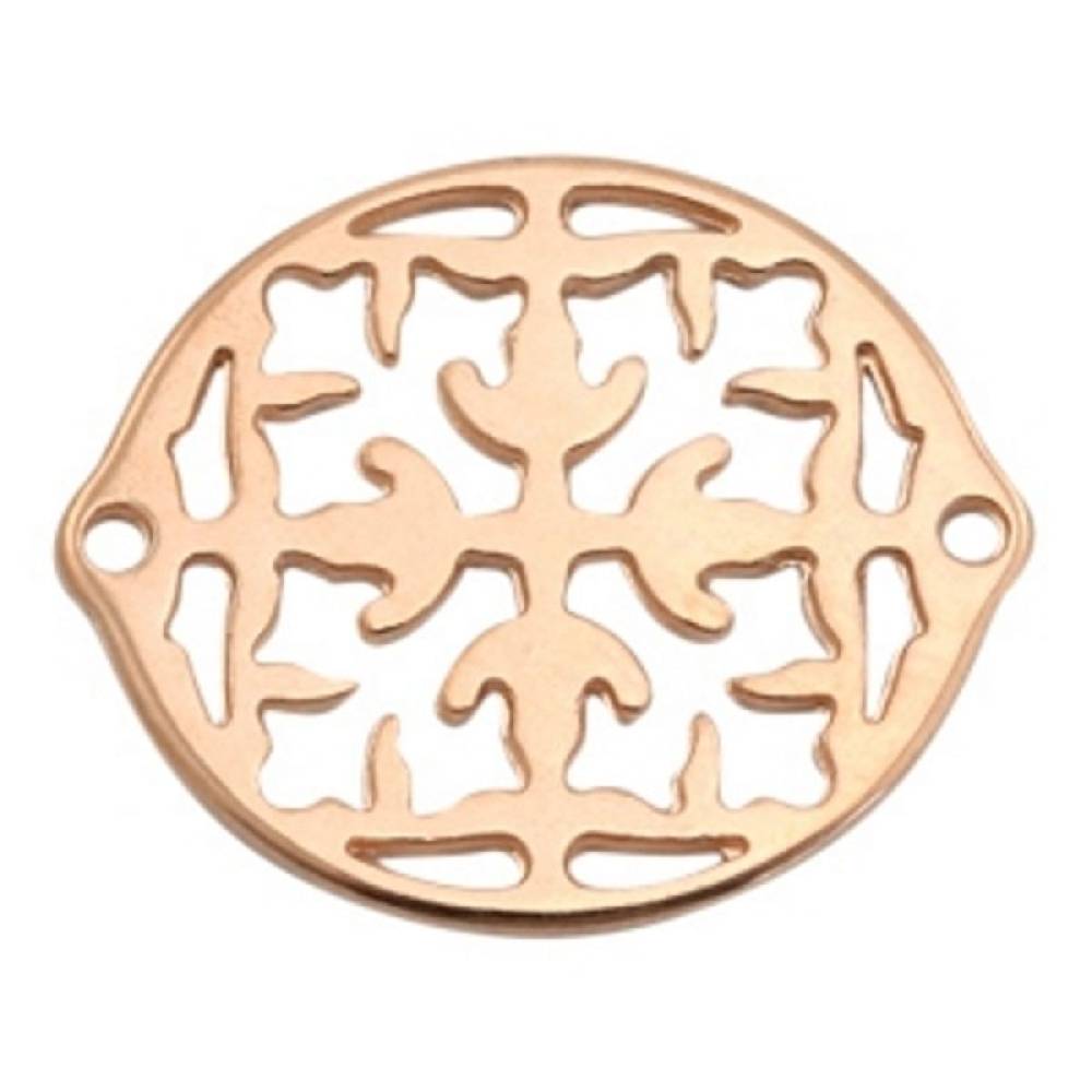 Sadingo Schmuckverbinder Ornament | 31x26 mm Limitierter Zeitrabatt