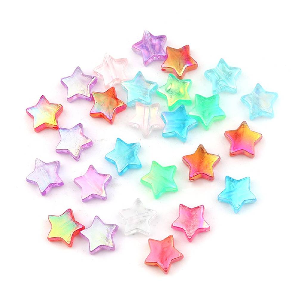 Sadingo Acrylperlen Sterne | 300 Stück, 11mm Blitzangebot