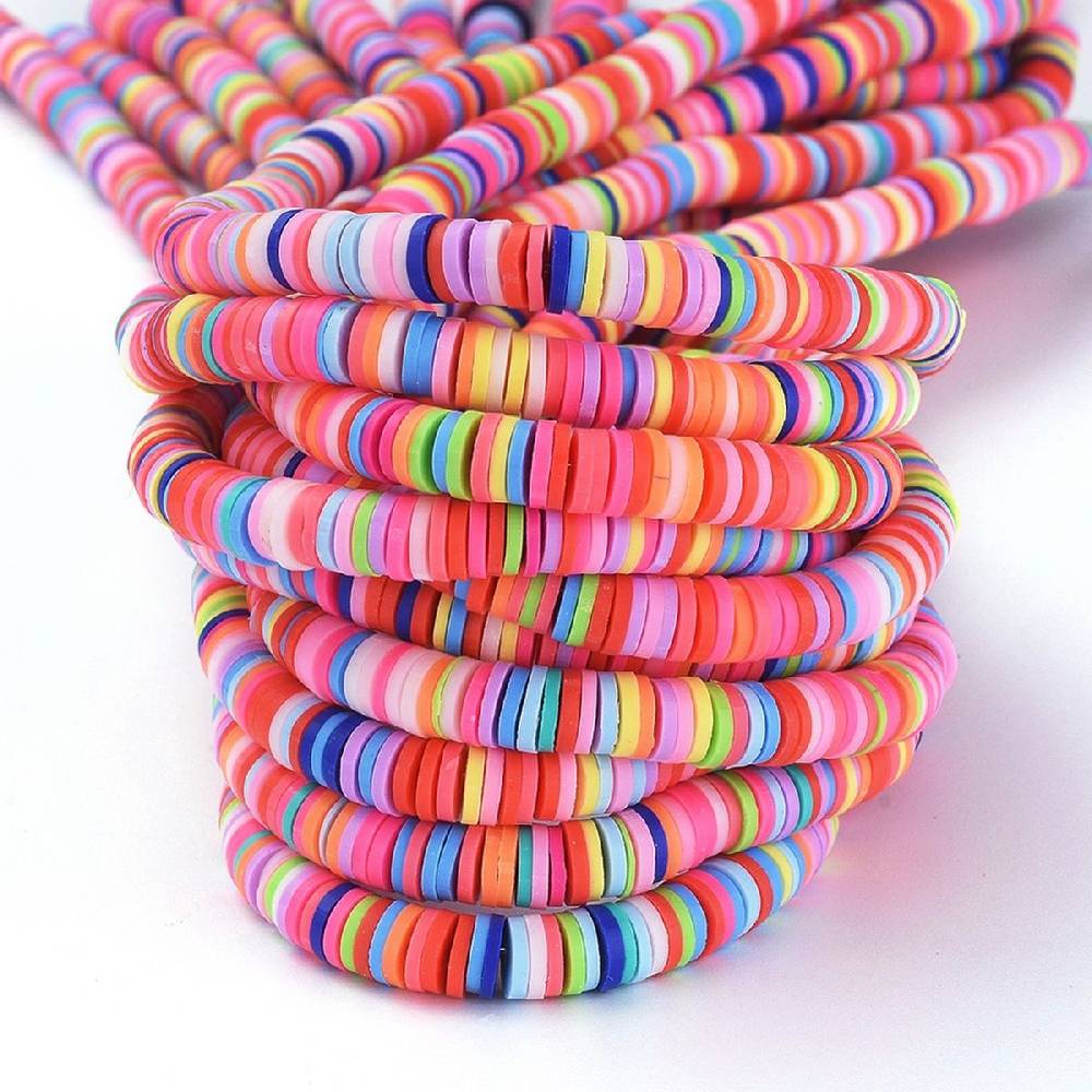 Sadingo Polymer Clay Perlen | 3900 Stk., 6mm, Katsuki Neuheiten