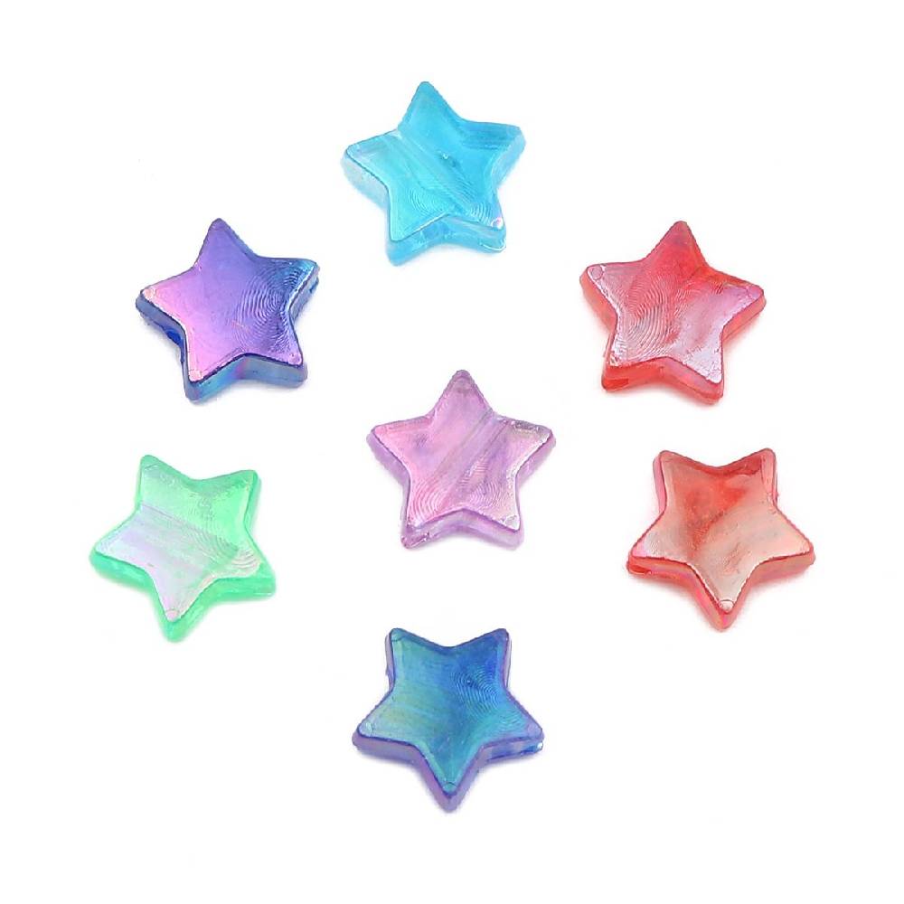 Sadingo Acrylperlen Sternperlen | 300 Stück, 11mm Bestseller