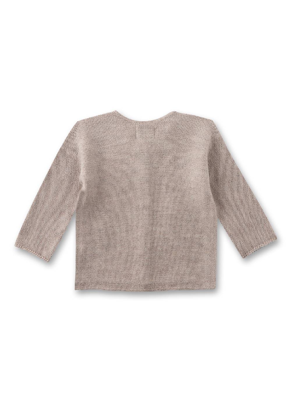 Sanetta Baby-Strickjacke Beige aus Wolle Räumungsverkauf