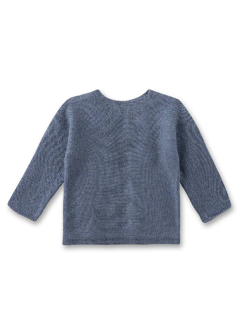 Sanetta Baby-Strickpullover Blau aus Wolle Tägliche Deals