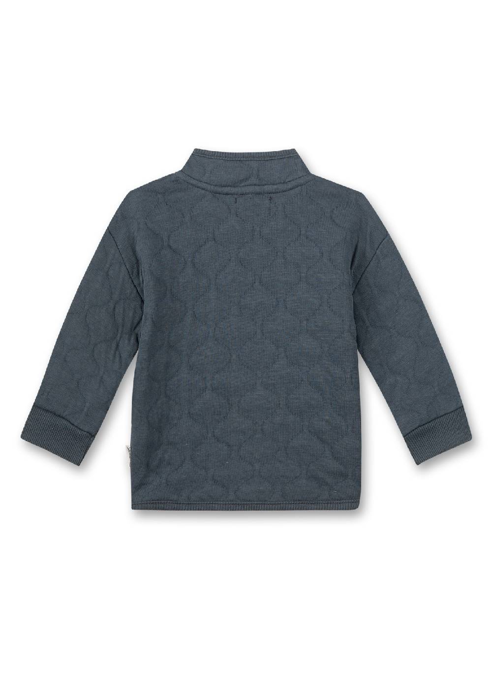Sanetta Jungen-Sweatjacke Dunkelblau mit Steppung Fabrikladen