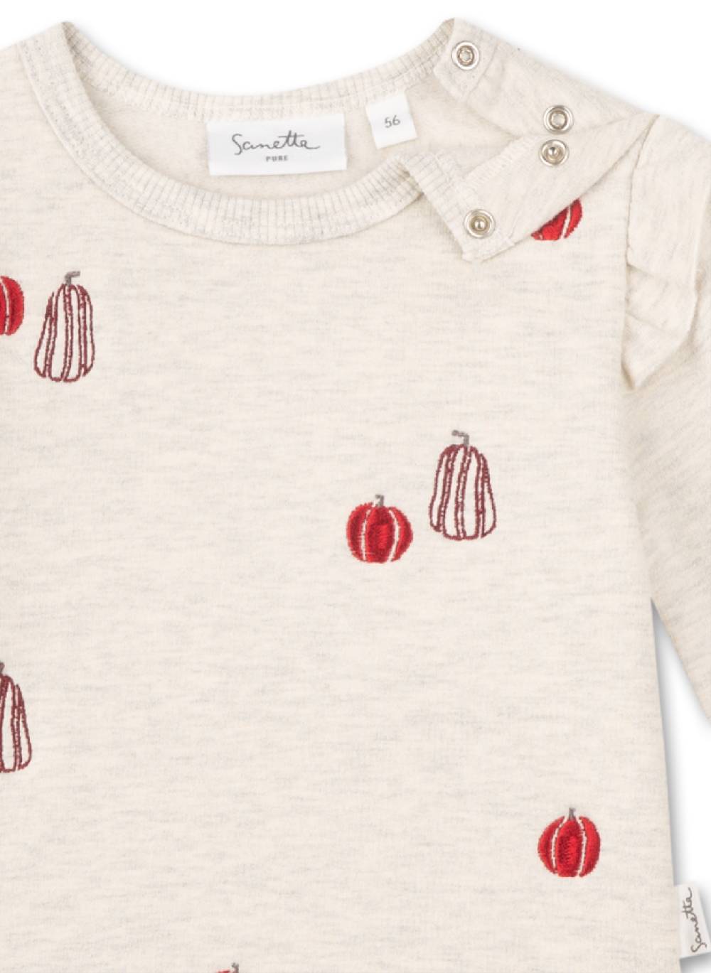Sanetta Mädchen-Sweatshirt Beigemelange zollfrei