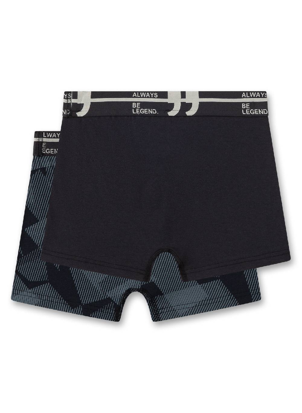 Sanetta Jungen-Hipshorts (Doppelpack) Dunkelgrau Outlet