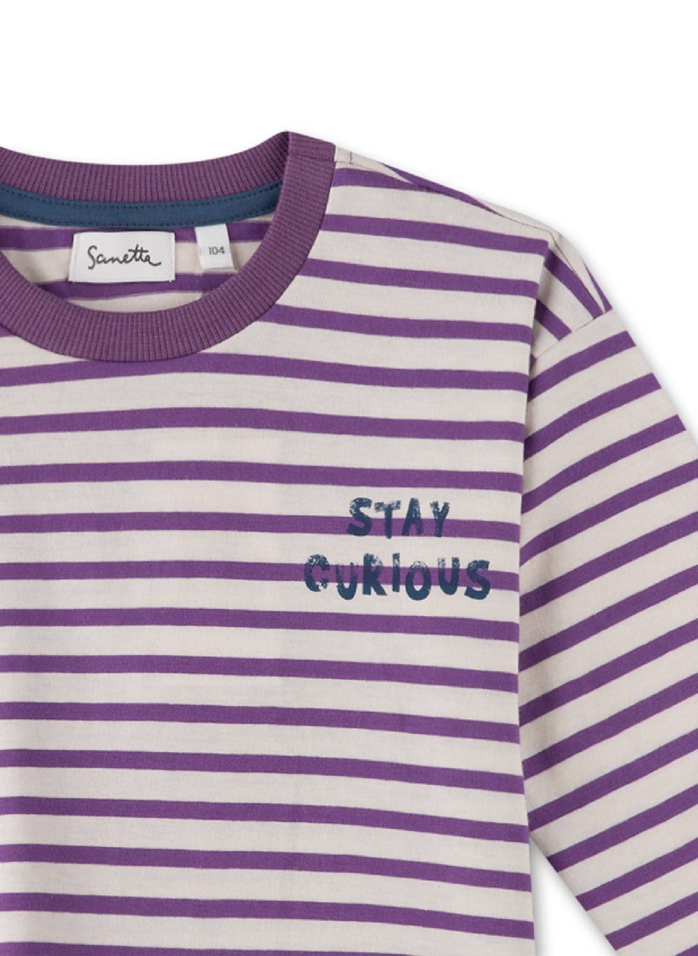 Sanetta Jungen-Langarmshirt Lila Schlussverkauf