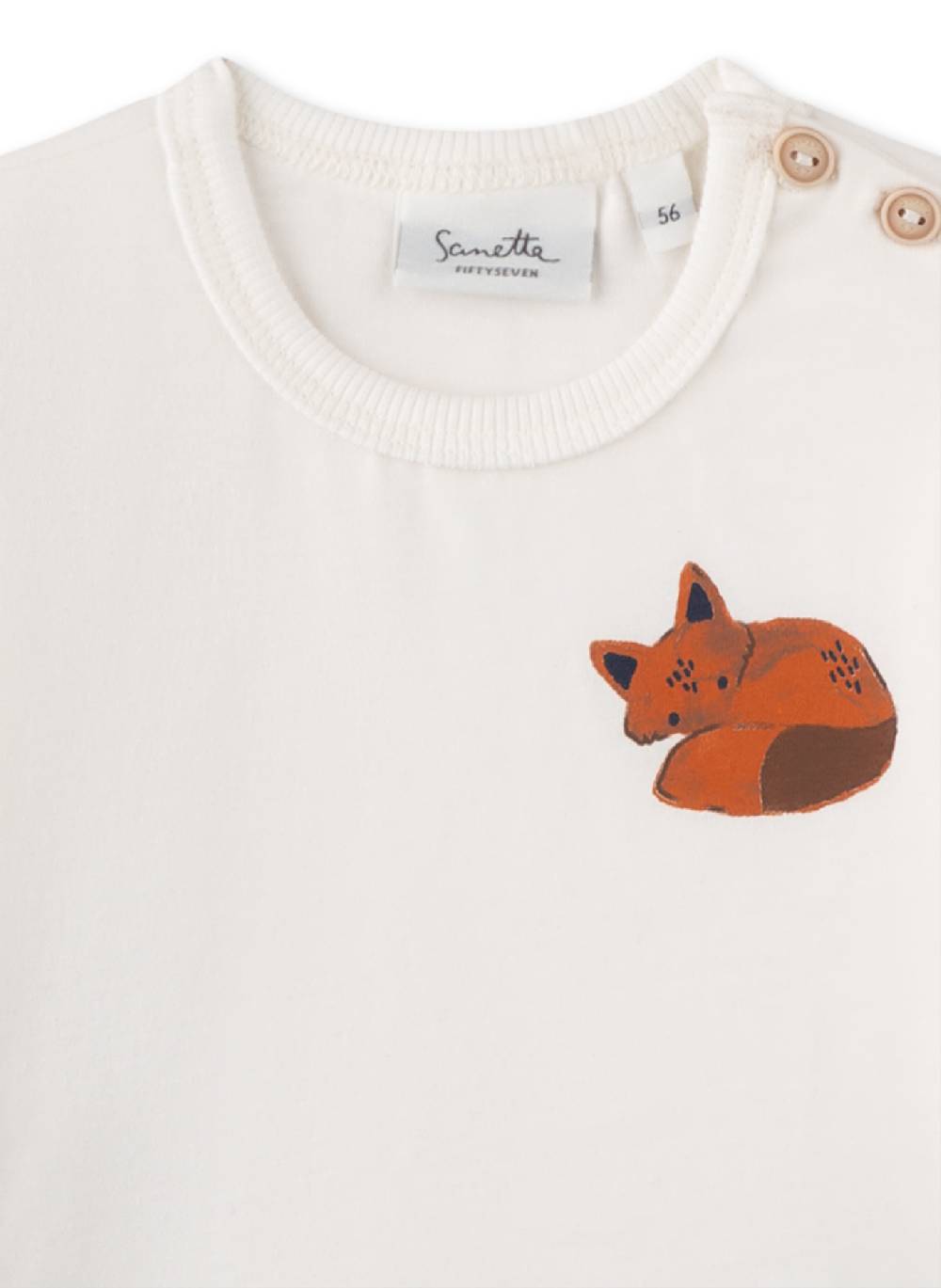 Sanetta Jungen-Langarmshirt Off-White Fabrikpreis