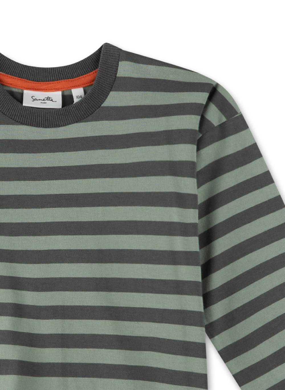 Sanetta Jungen-Langarmshirt Grün Rabatt