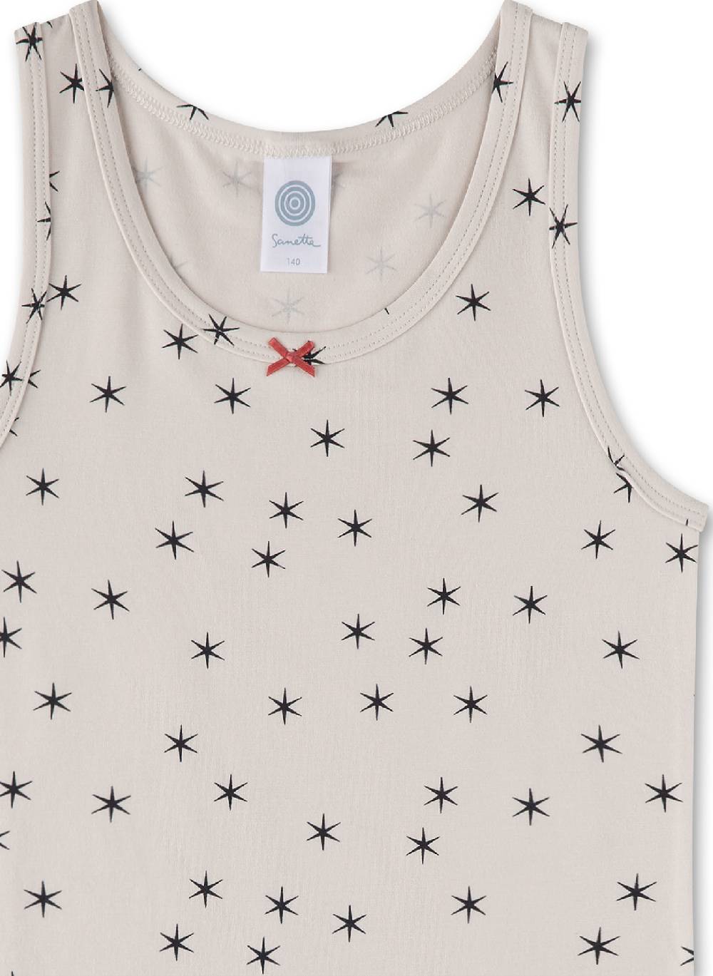 Sanetta Mädchen-Unterhemd Beige Großer Ausverkauf