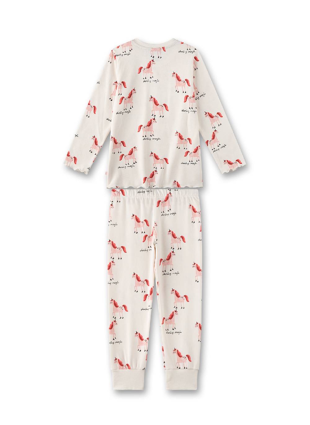 Sanetta Mädchen-Schlafanzug Beige Osterangebot