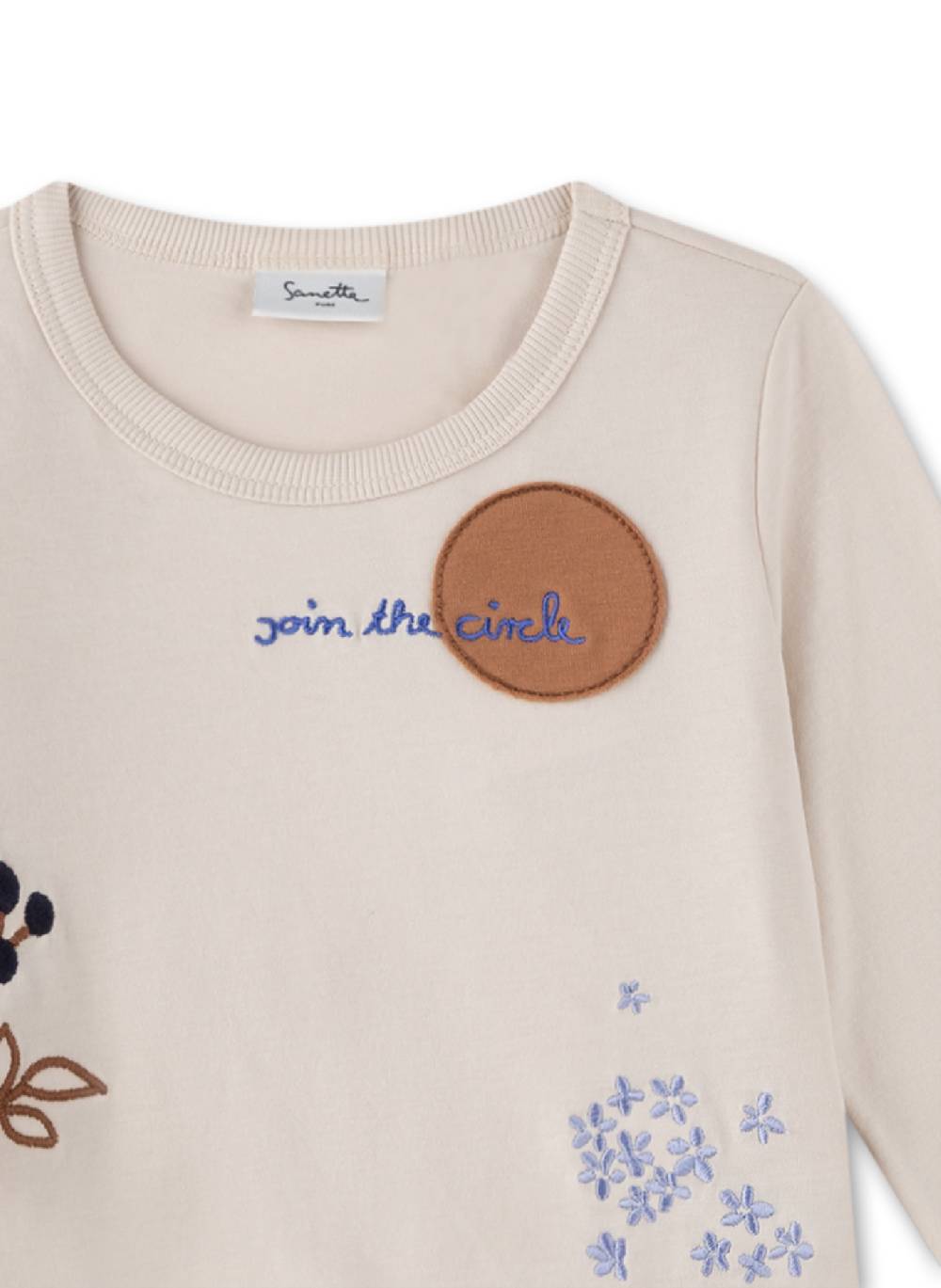 Sanetta Mädchen-Langarmshirt Off-White Neueste Mode