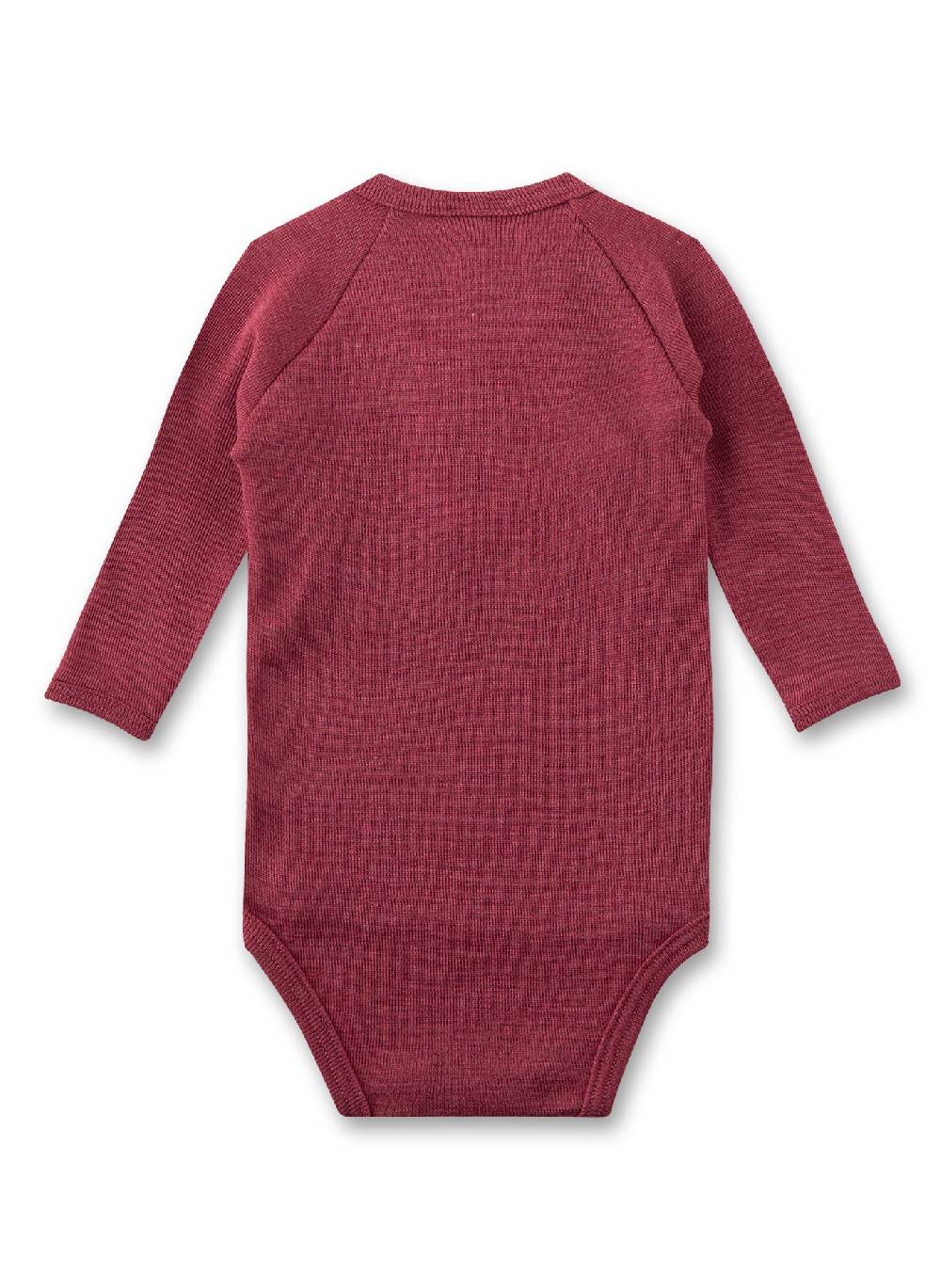 Sanetta Wickelbody langarm Pink aus Wolle & Seide Neueste Stile