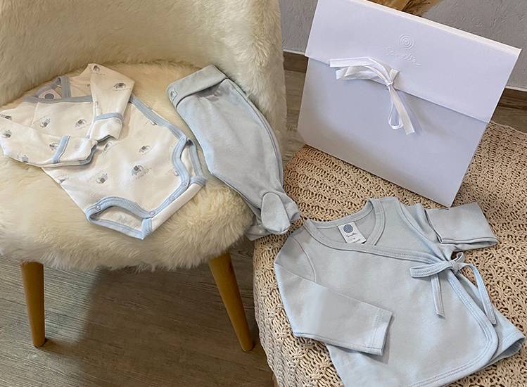 Sanetta Erstausstattung Mini-Set Hellblau Nur noch ein Tag übrig
