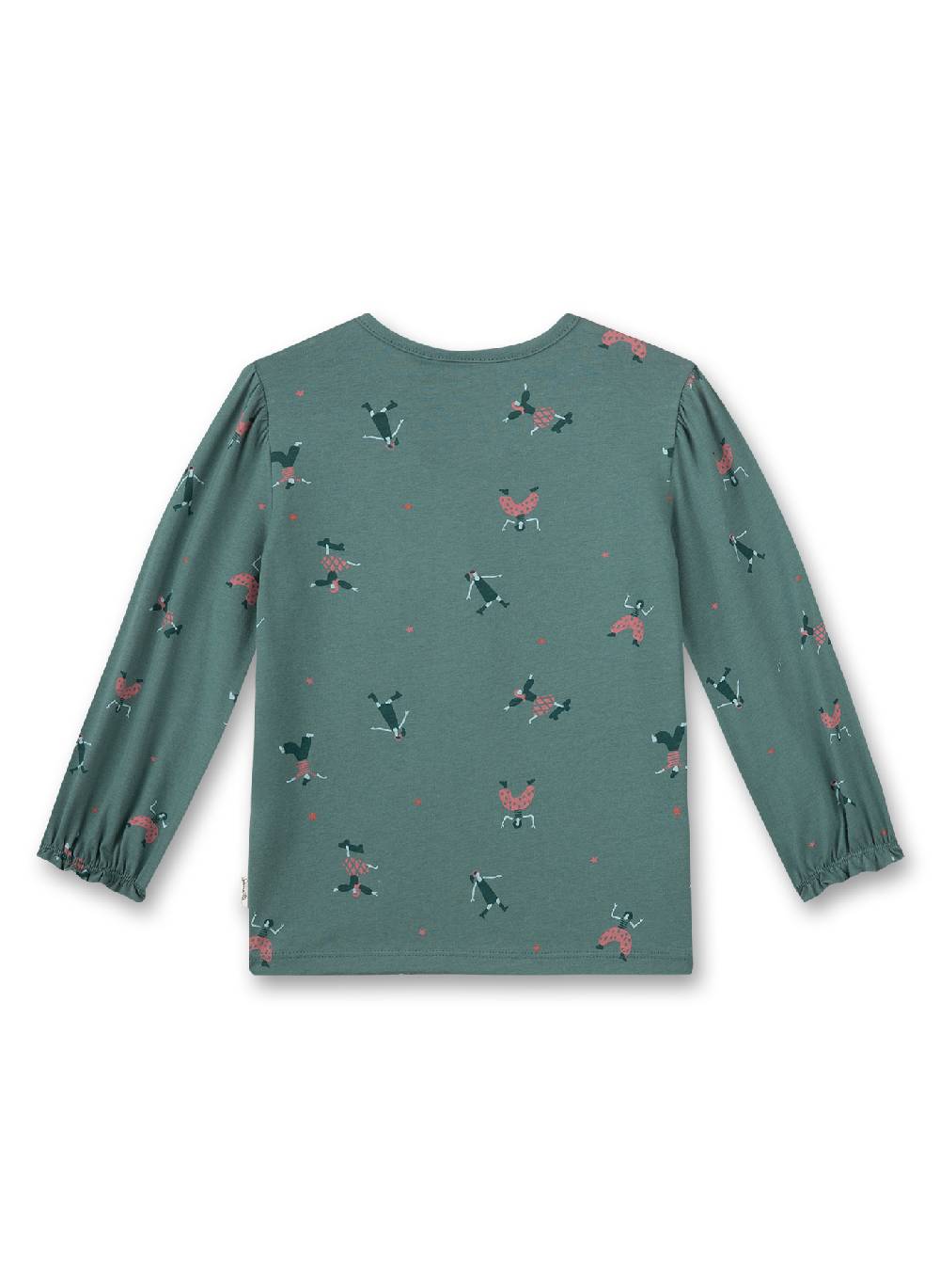 Sanetta Mädchen-Shirt langarm grün Großer Ausverkauf