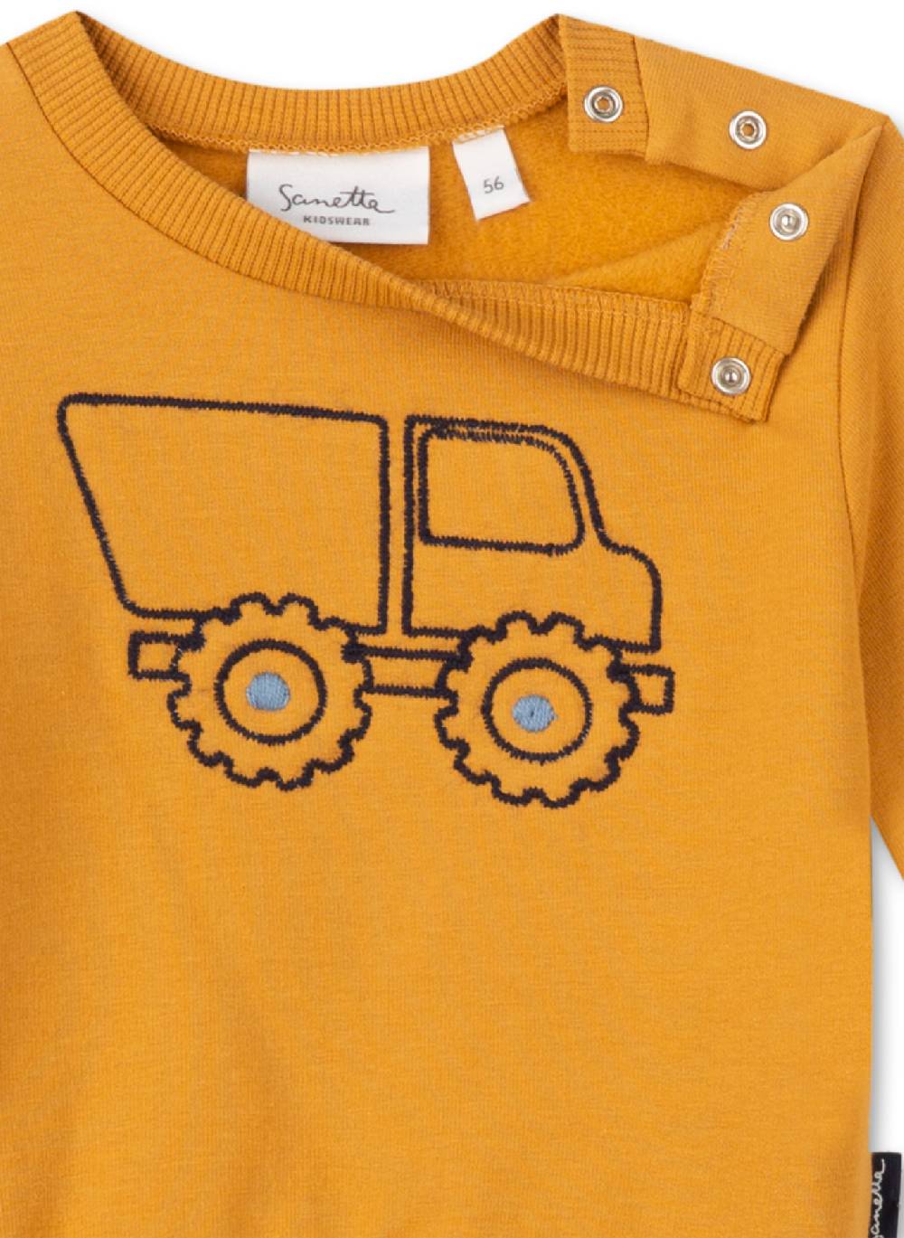 Sanetta Jungen-Sweatshirt Gelb Weihnachtsangebot