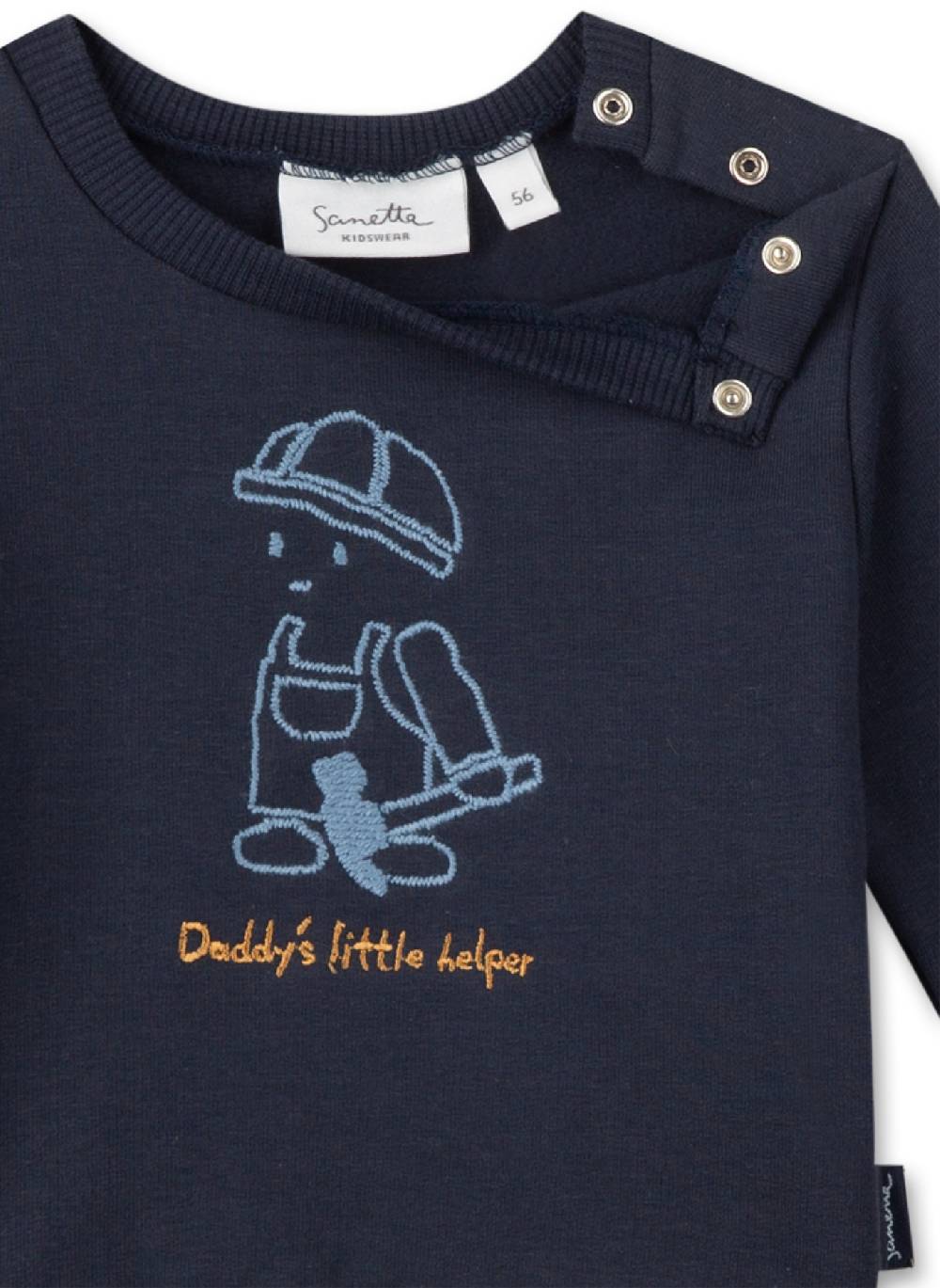 Sanetta Jungen-Sweatshirt Dunkelblau Online Outlet