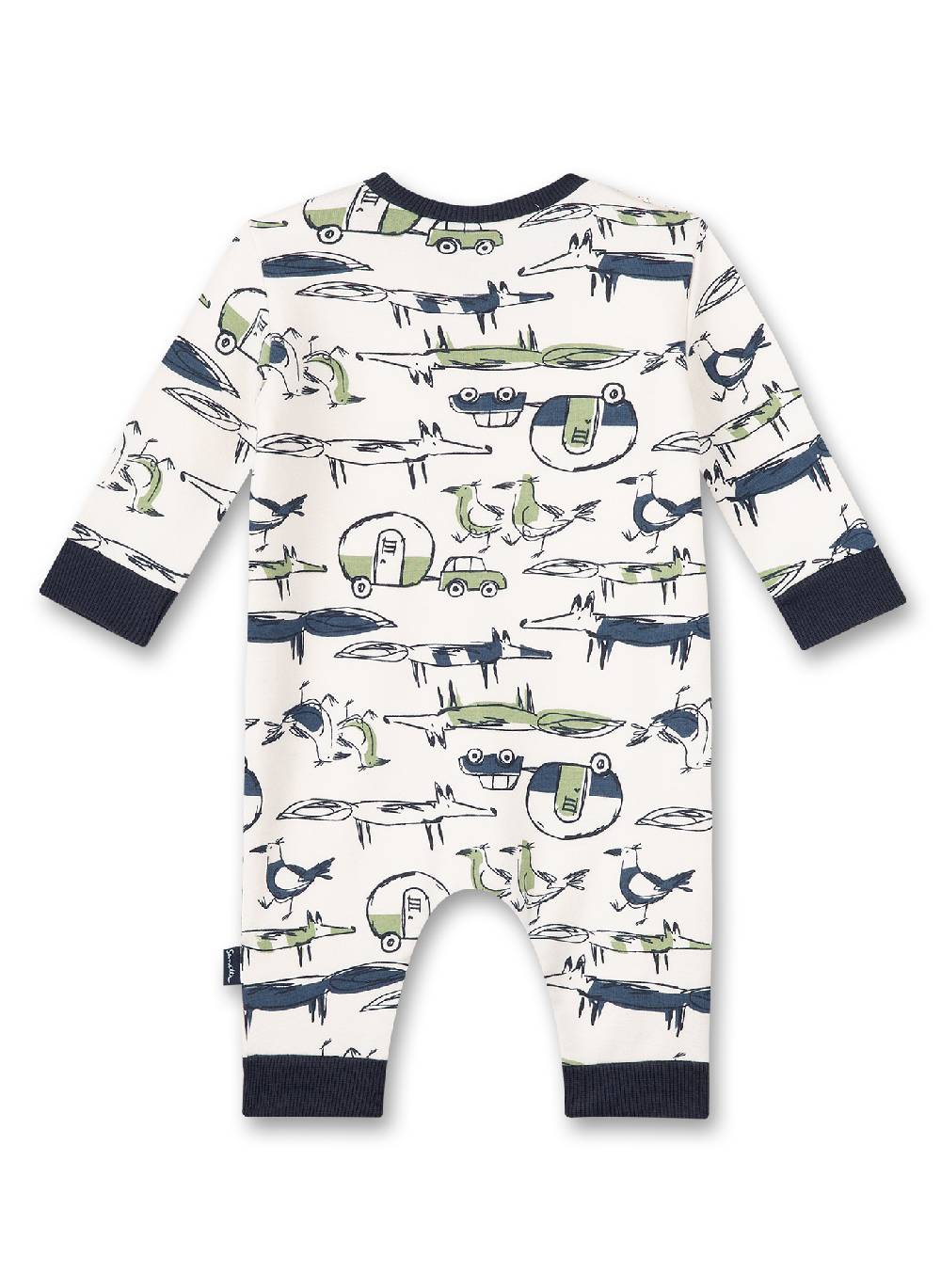Sanetta Jungen-Sweatoverall Off-White Zeitbegrenzte Promotion