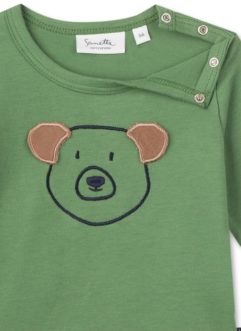 Sanetta Jungen-Shirt langarm Grün Clearance-Verkauf