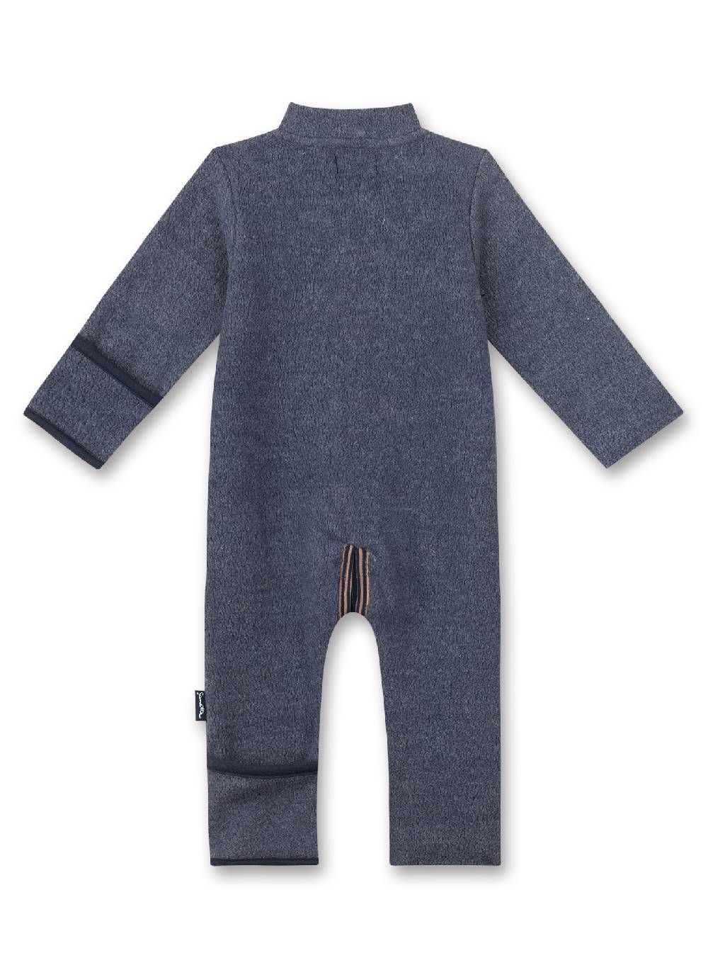 Sanetta Unisex-Fleeceoverall Blau aus recyceltem Polyester Begrenzt auf 3 Tage