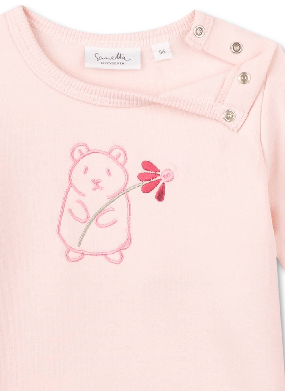 Sanetta Mädchen-Shirt langarm Rosa Black Friday Preise