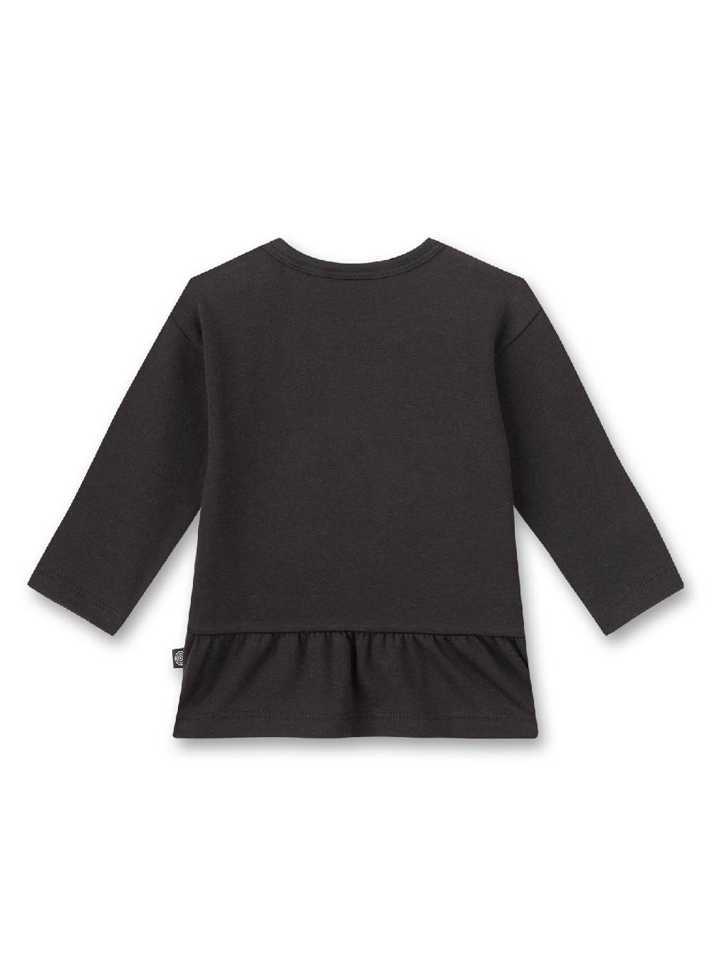 Sanetta Mädchen-Shirt langarm Dunkelgrau Auslauf