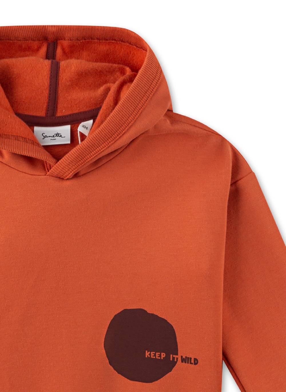 Sanetta Jungen-Sweatshirt Orange Begrenztes Angebot