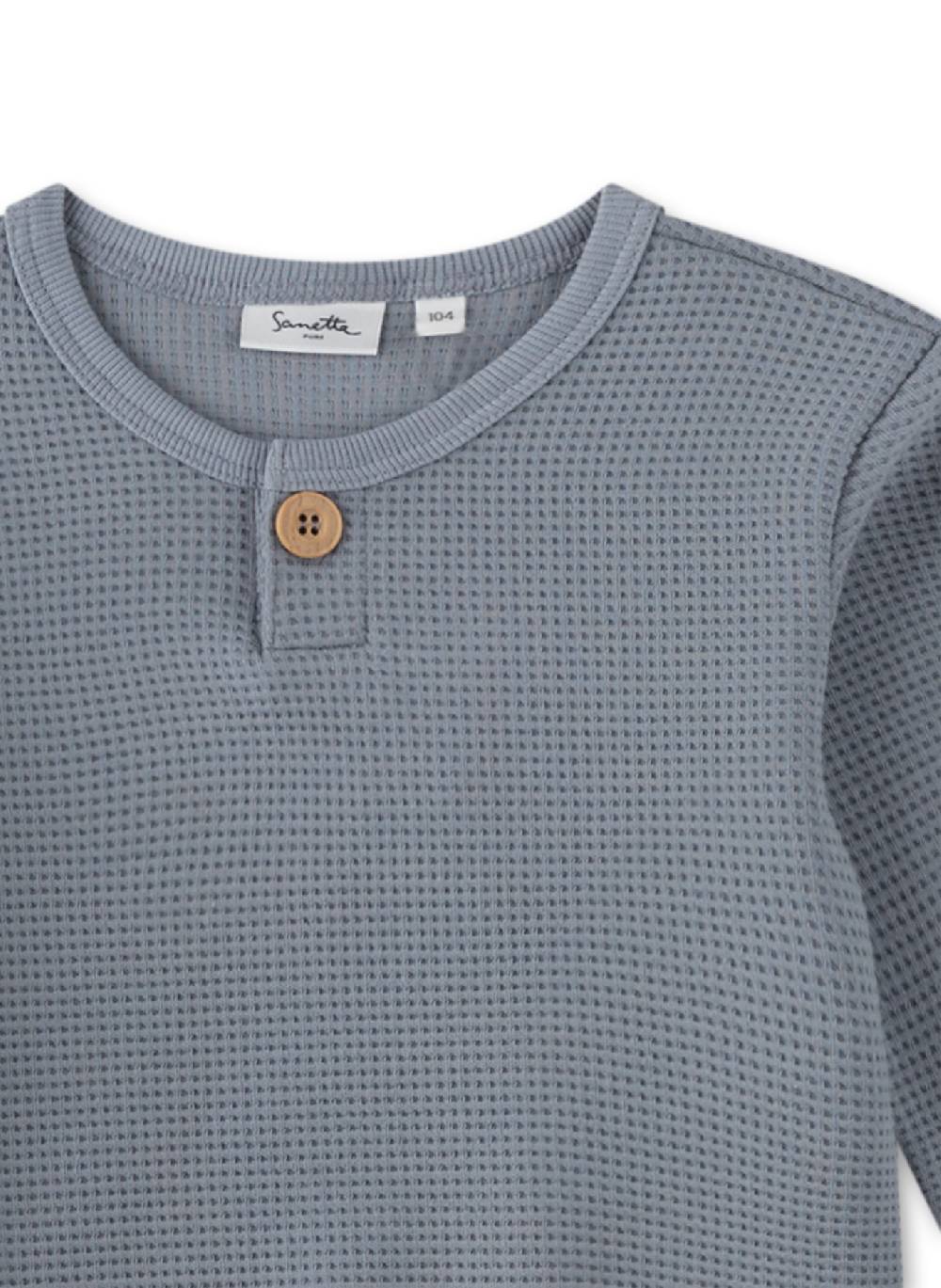 Sanetta Jungen-Langarmshirt Grau Saisonschlussverkauf