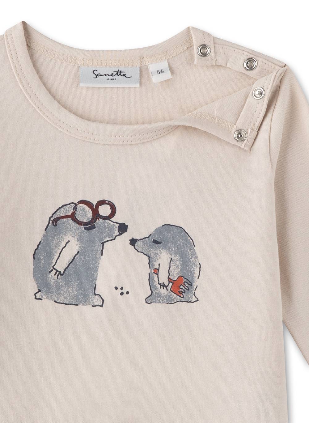 Sanetta Jungen-Langarmshirt Beige Osterangebot