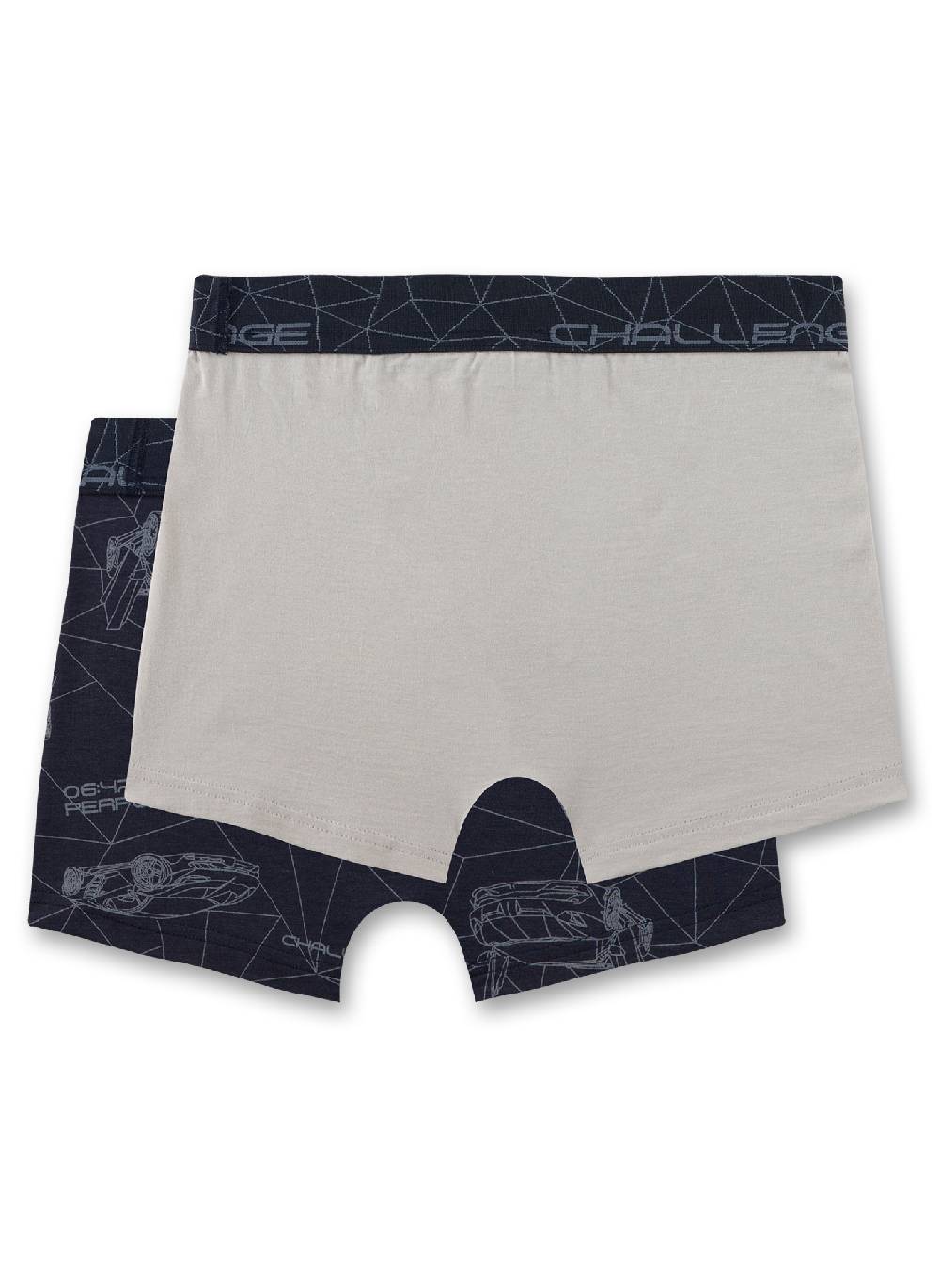 Sanetta Jungen-Hipshorts (Doppelpack=) Blau & Grau Vatertagsangebot