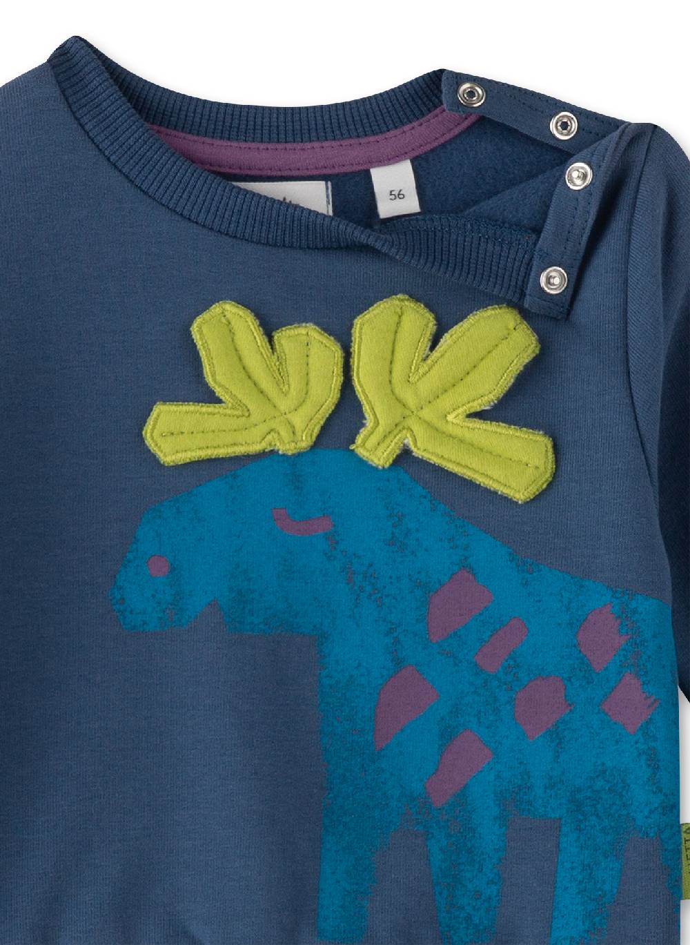 Sanetta Jungen-Sweatshirt Blau Kauf eins, bekomm eins gratis