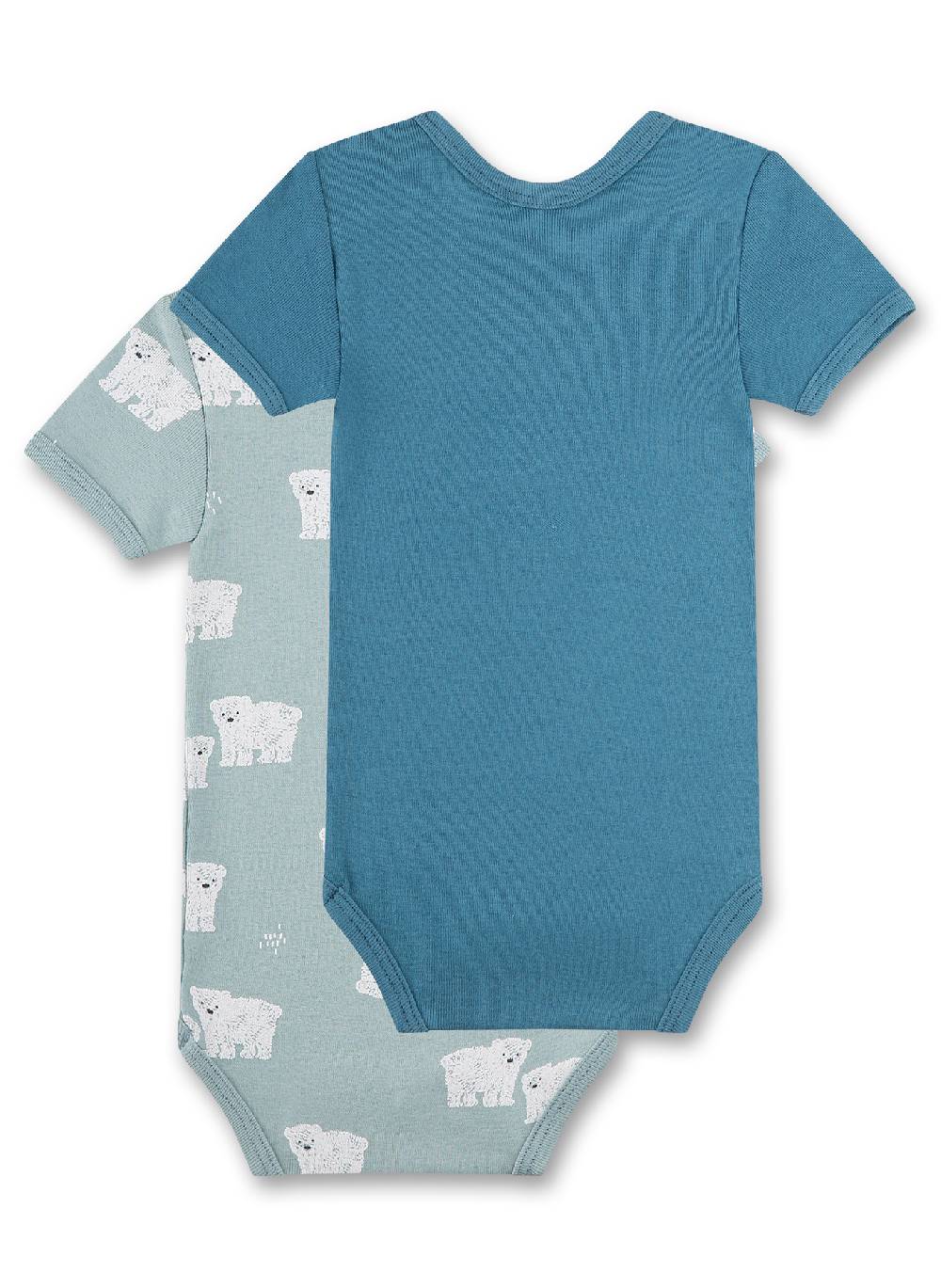 Sanetta Baby-Body langarm (Doppelpack) Blau Riesige Ersparnisse