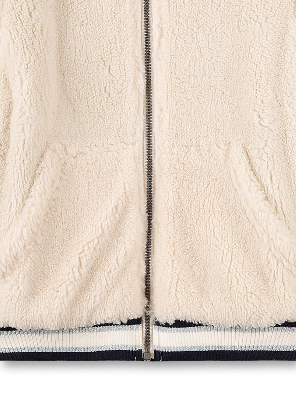 Sanetta Mädchen-Jacke Off-White Teddy-Fleece Zeitbegrenzte Promotion