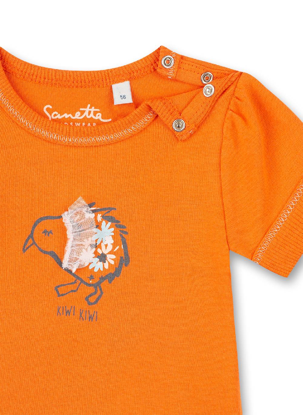 Sanetta Mädchen T-Shirt Orange Kangaroo Kostenloser Versand international
