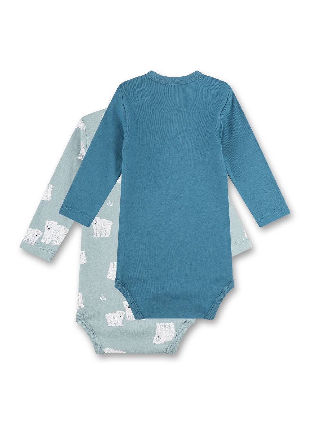 Sanetta Baby-Body langarm (Doppelpack) Blau 2025