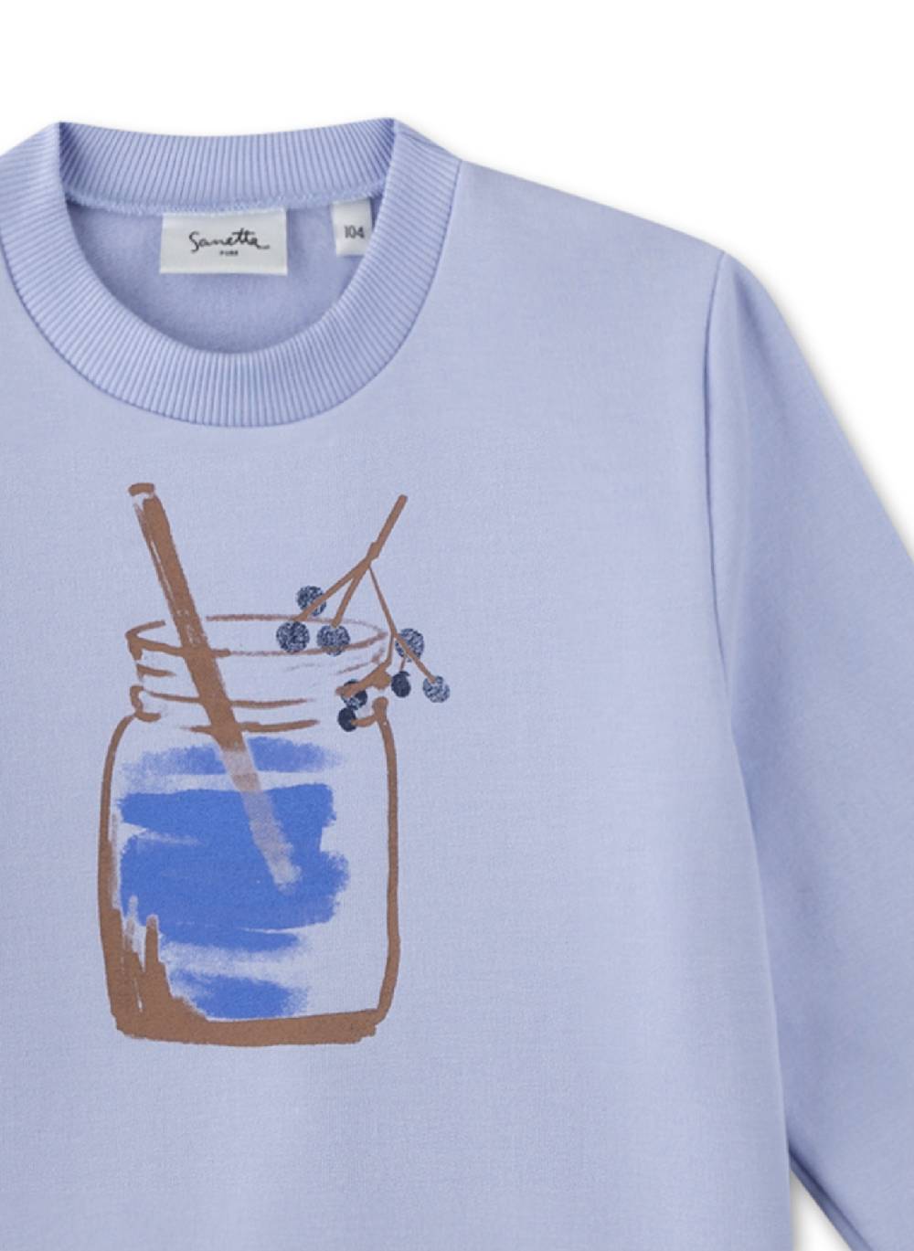 Sanetta Mädchen-Sweatshirt Blau Flash Sale