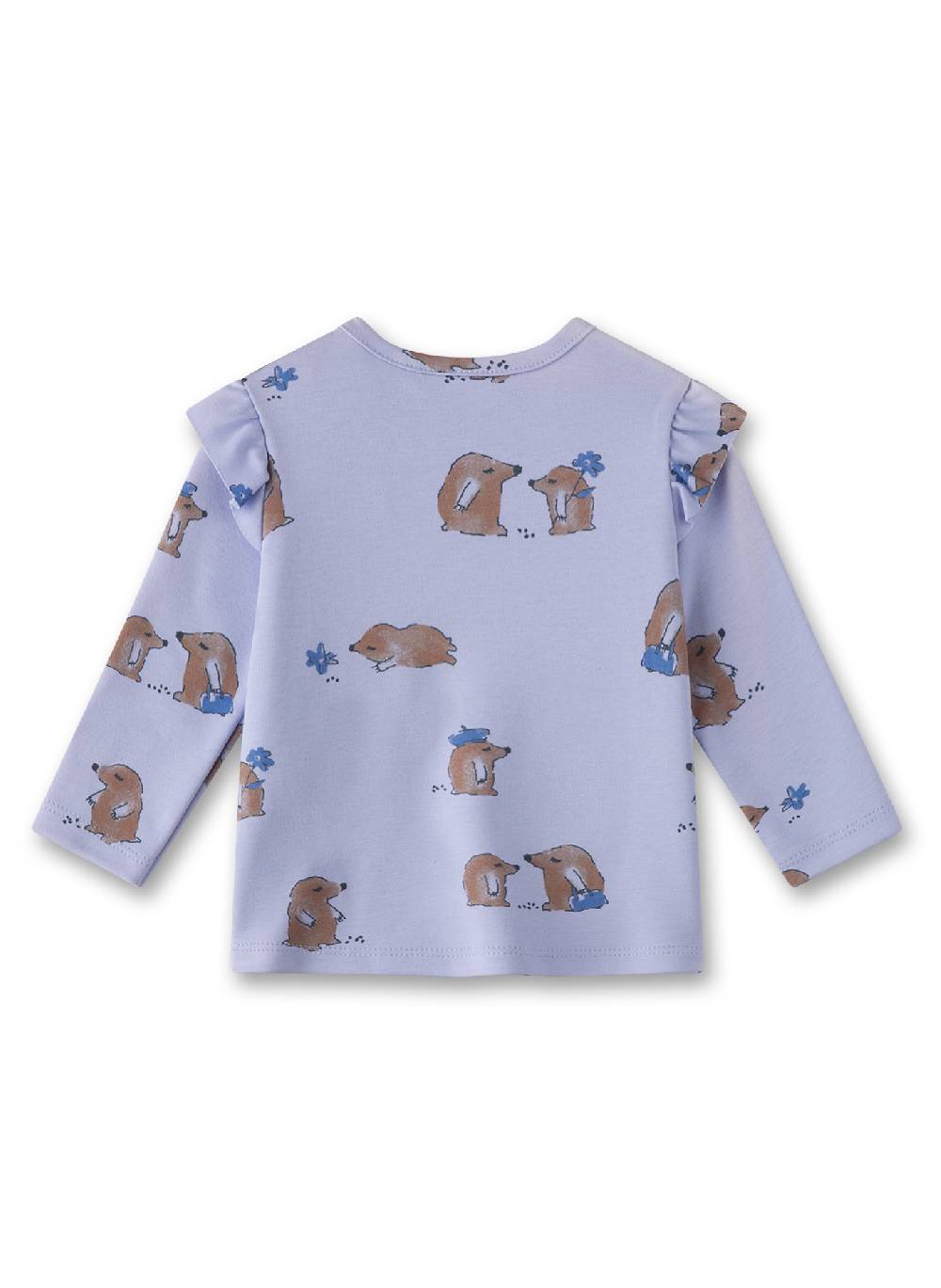 Sanetta Mädchen-Langarmshirt Blau Online Shopping