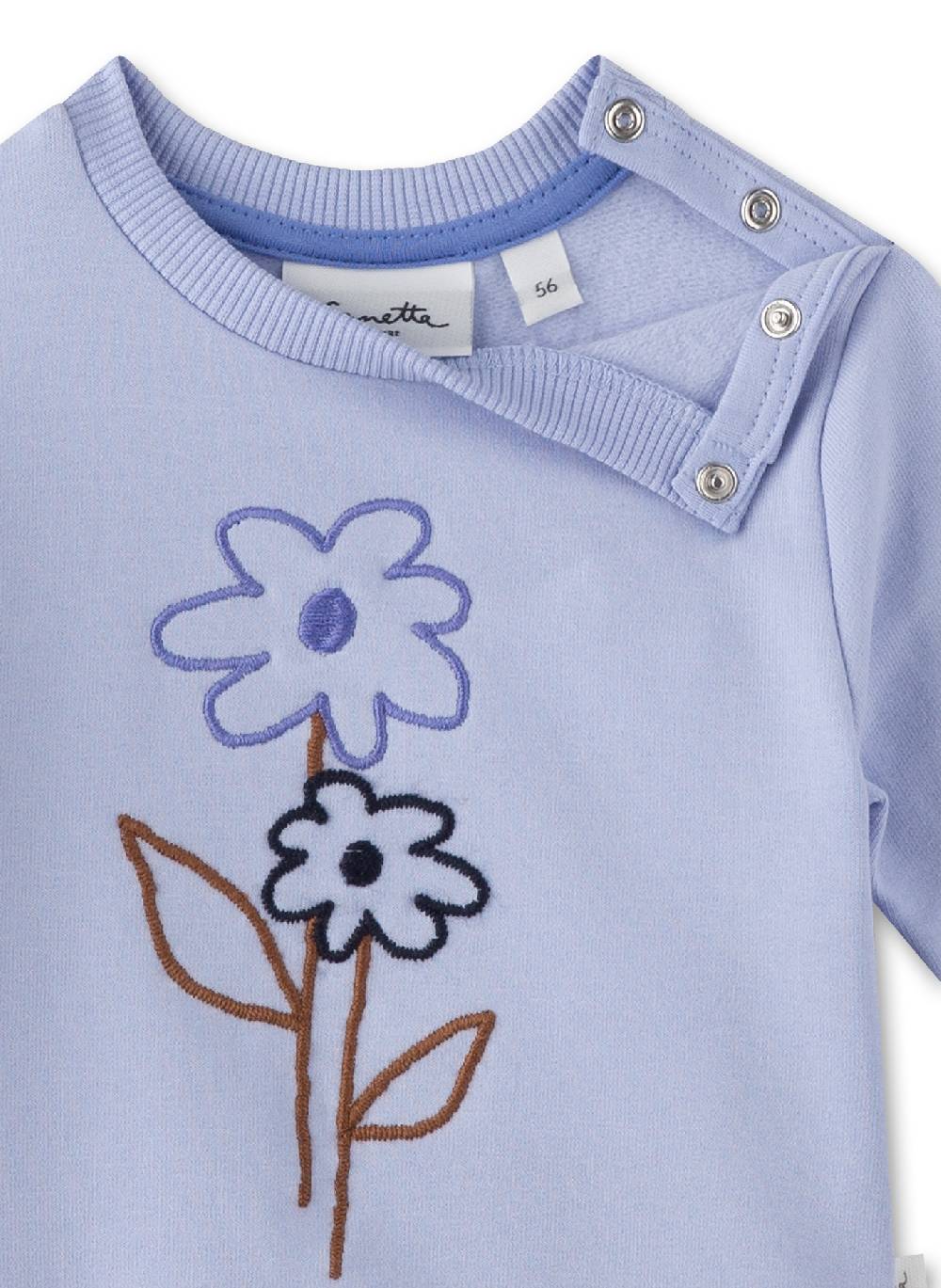 Sanetta Mädchen-Sweatshirt Blau Heißer Verkauf