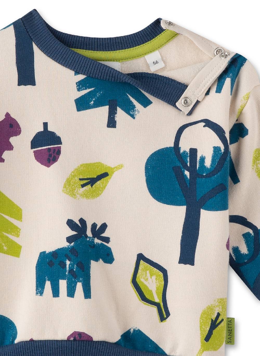 Sanetta Jungen-Sweatshirt Beige Saisonale Angebote