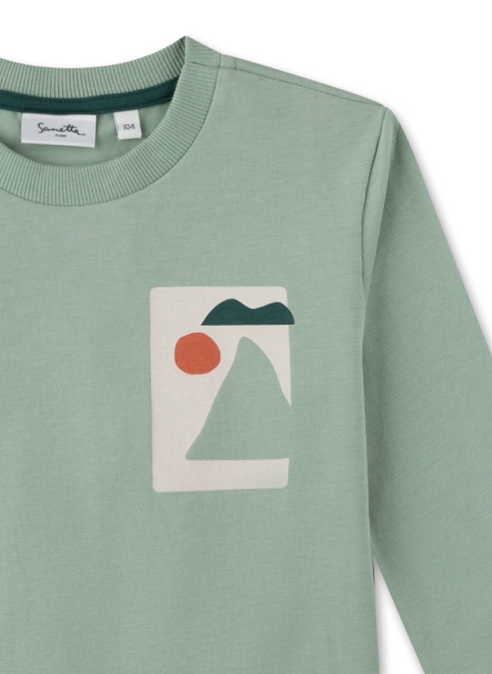 Sanetta Jungen-Langarmshirt Grün Tägliche Deals