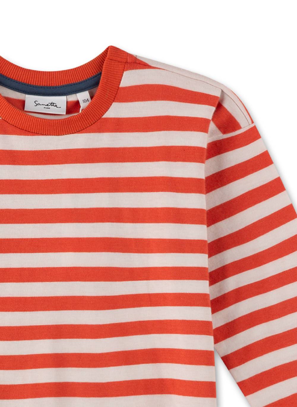 Sanetta Jungen-Langarmshirt Orange Sonderangebote