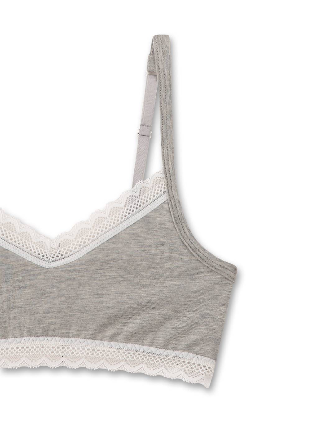 Sanetta Mädchen-Bustier Grau Black Friday Preise