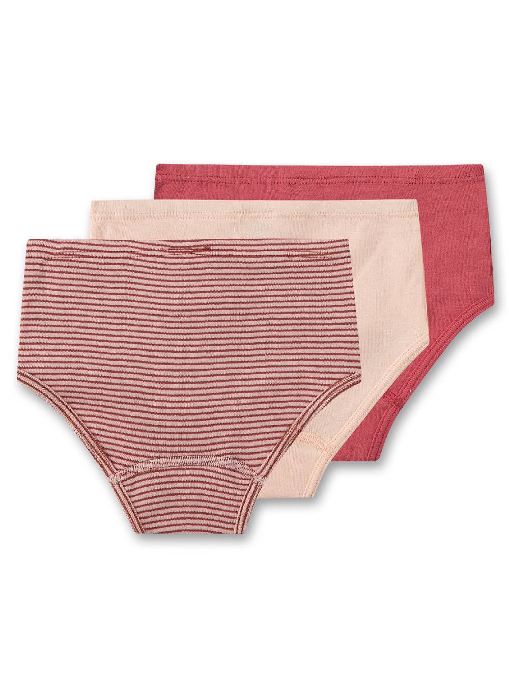 Sanetta Mädchen-Hipslip (Dreierpack) Rot zollfrei