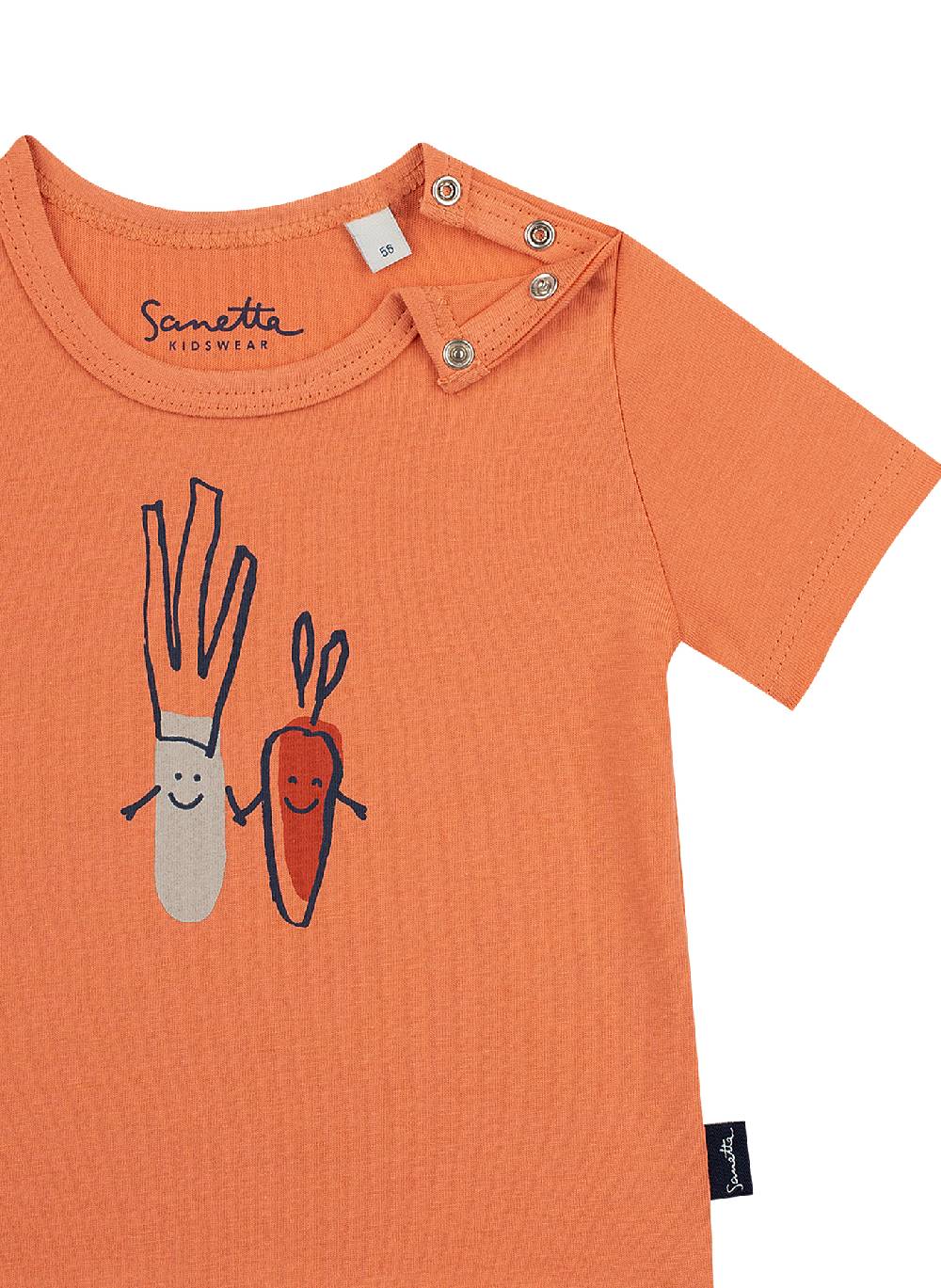 Sanetta Jungen T-Shirt Orange Günstiger Verkauf