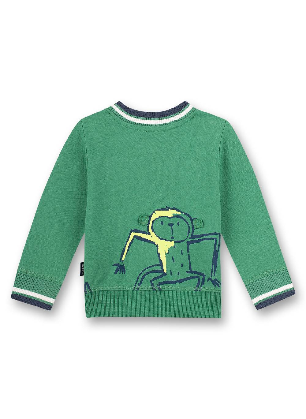 Sanetta Jungen-Sweatjacke Grün Fabrik Onlineshop