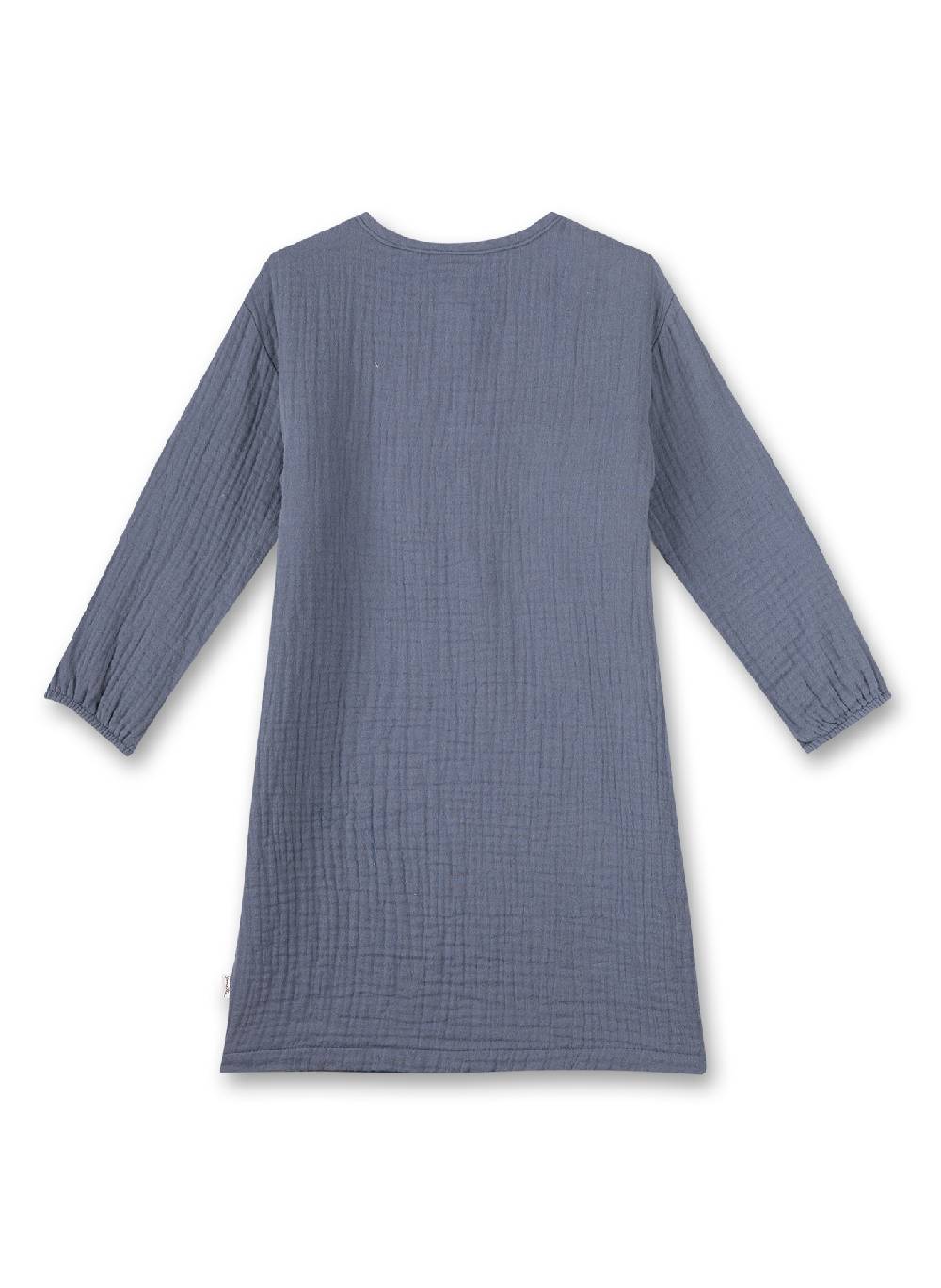 Sanetta Mädchen-Kleid aus Musselin Blau Weihnachtsangebot