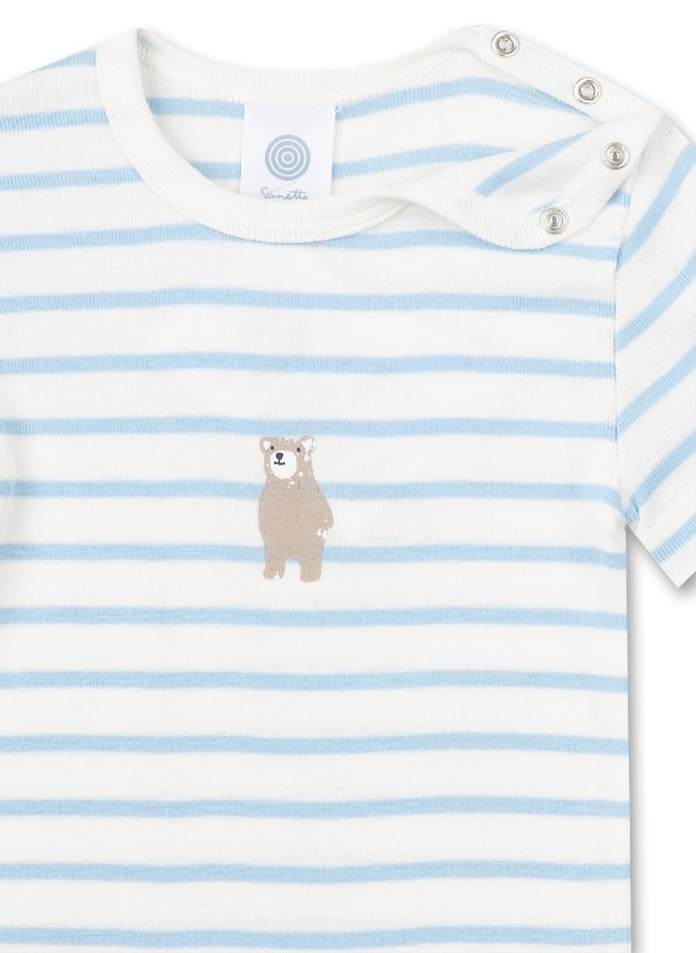 Sanetta Baby Body kurzarm Ringel Große Rabatte