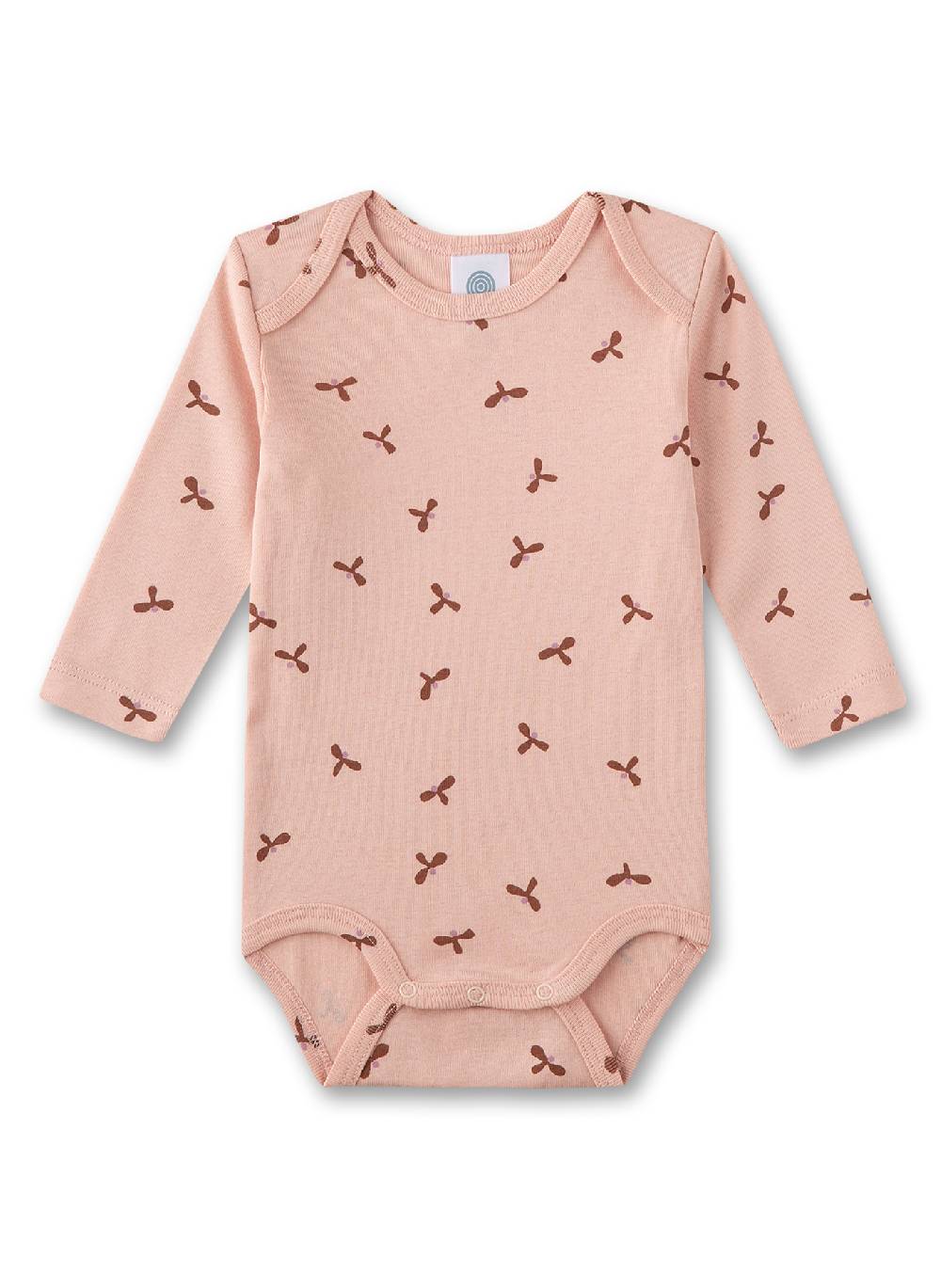 Sanetta Baby-Body langarm (Dreierpack) Beige Nur noch ein Tag übrig